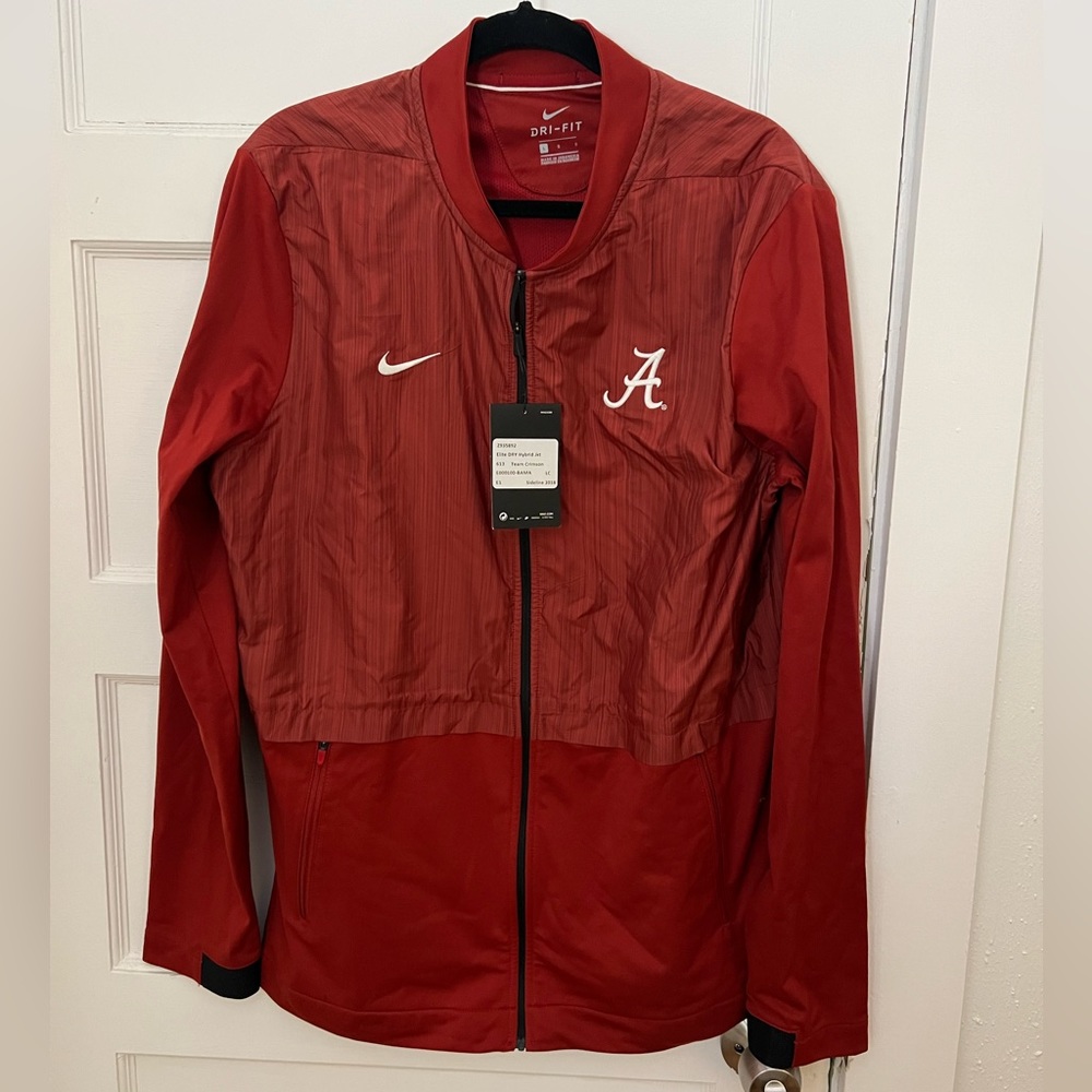 Nike dri fit zip wind breaker -Alabama